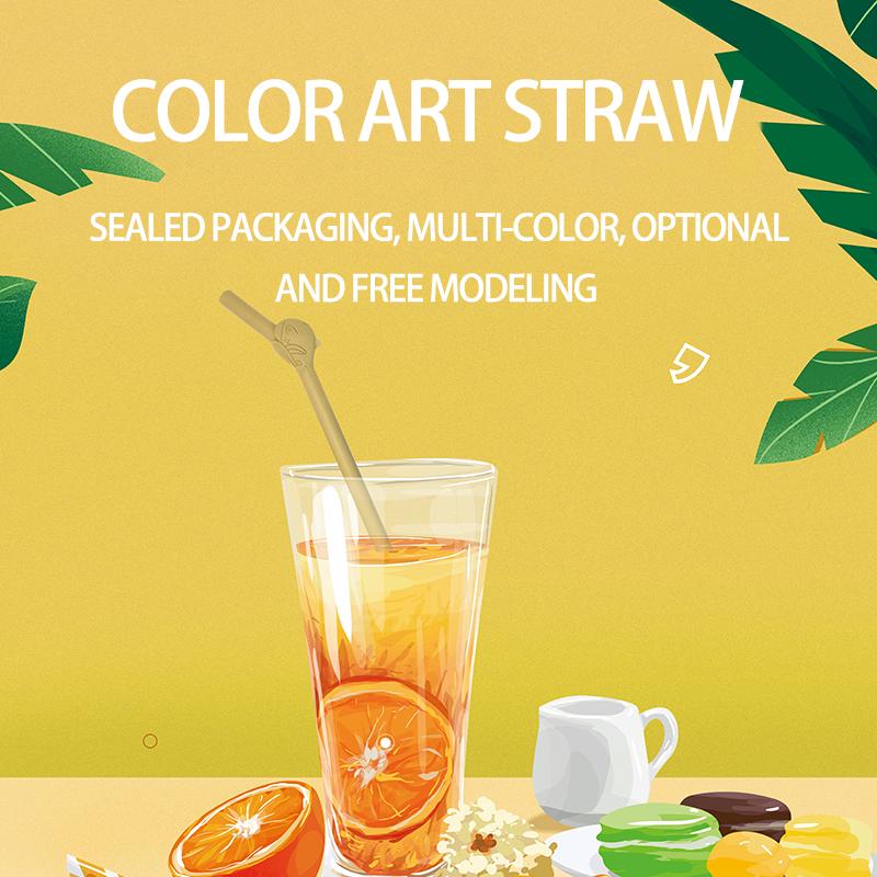 

PDTO Reusable Straws with Case Drinking Silicone Straws Set Portable Travel Straws