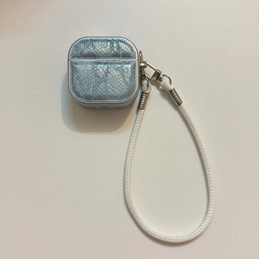 Popular Korean Snakeskin Pattern Is Suitable for AirPods New 1st Generation Bluetooth Headset 1 Protective Cover Pro/pro1 Portable 1st Generation
