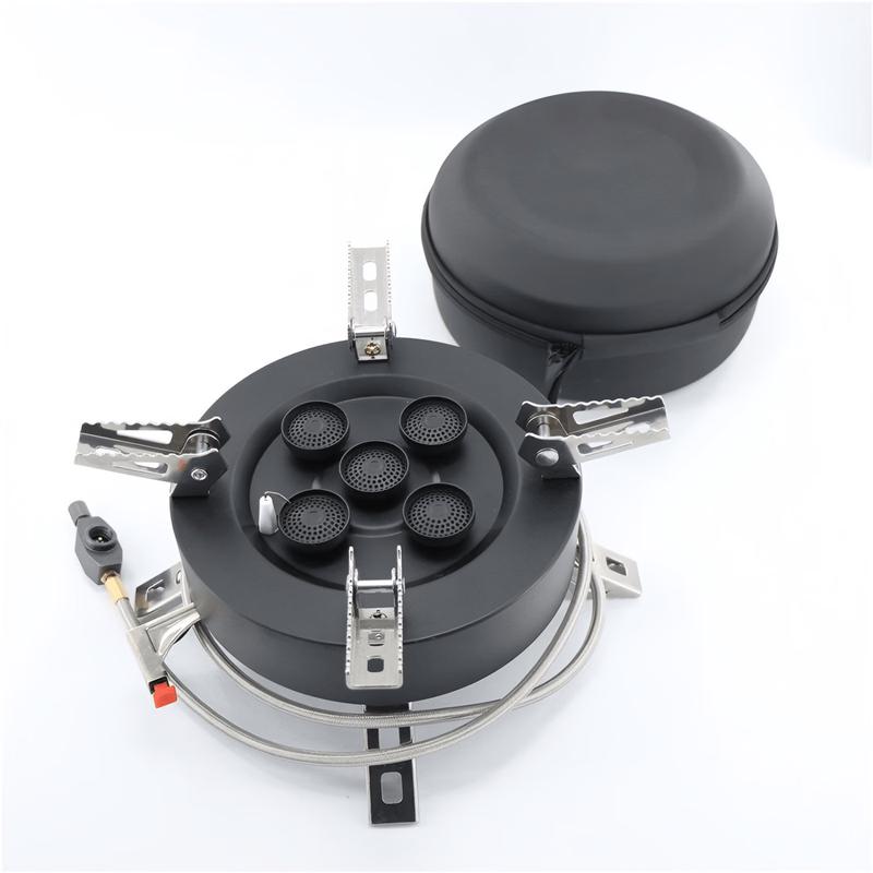 Portable Windproof Single-Head Gas Camping Stove