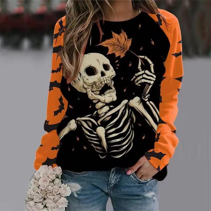 Fall Winter Pullover Women's Graphic Geometric Retro Sweatshirt 3D Prints O-Neck Long Sleeve Tops Women's Apparel Streetwear