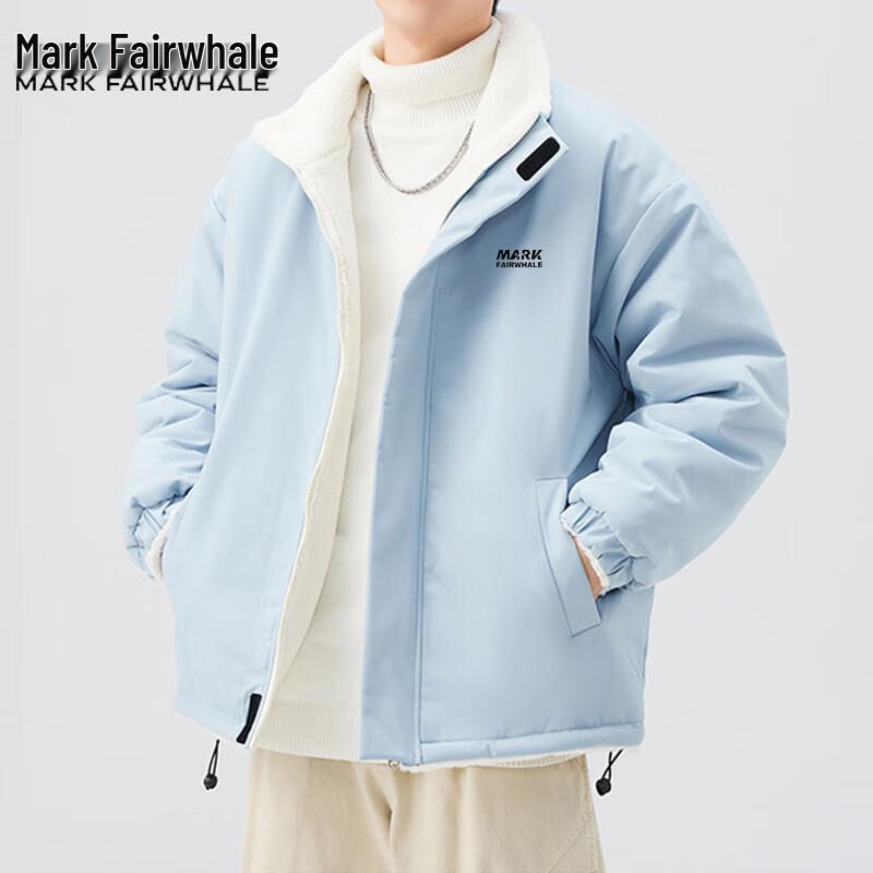 Mark Fairwhale Men's Thickened Stand-Collar Puffer Jacket
