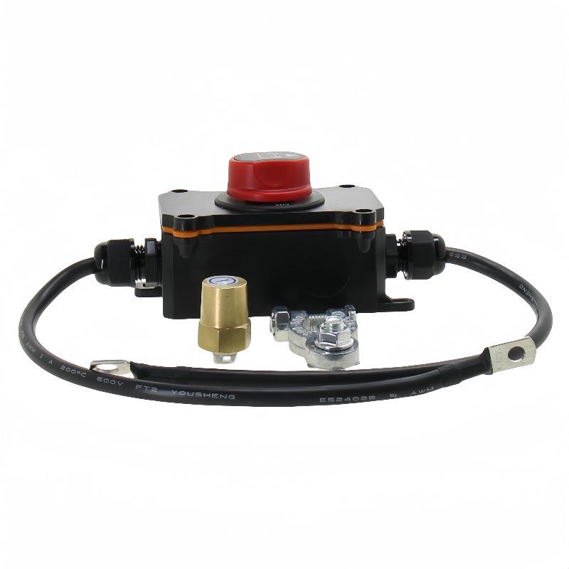 100A Waterproof Rotary Battery Disconnect Switch for 12-24V Car/Yacht