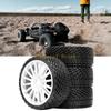 E7Ce 1/7 Wheel Tires Rubber Wheel Supplies For Car Toy Remote Control Crawlers Model Car Rubber Wheel Parts