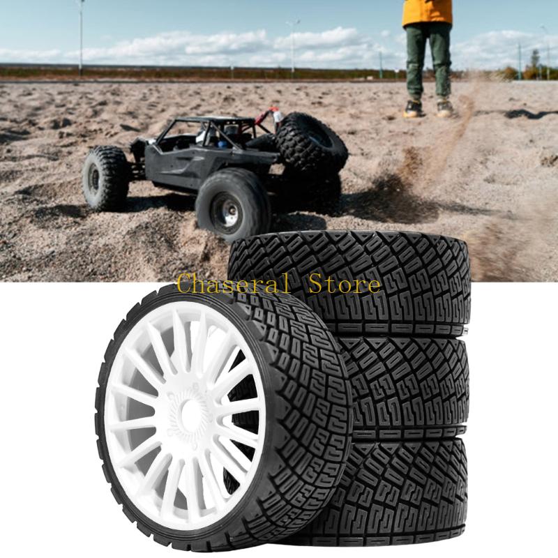 E7Ce 1/7 Wheel Tires Rubber Wheel Supplies For Car Toy Remote Control Crawlers Model Car Rubber Wheel Parts