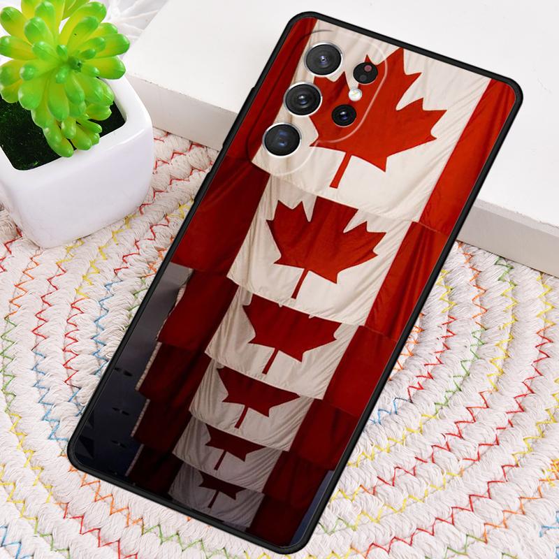 Canada Flag Maple Leaf Red Phone Case for Samsung Galaxy Note 10 Pro S26 Ultra S23 S24 FE S25 S21 S22 PLUS Shockproof Cove
