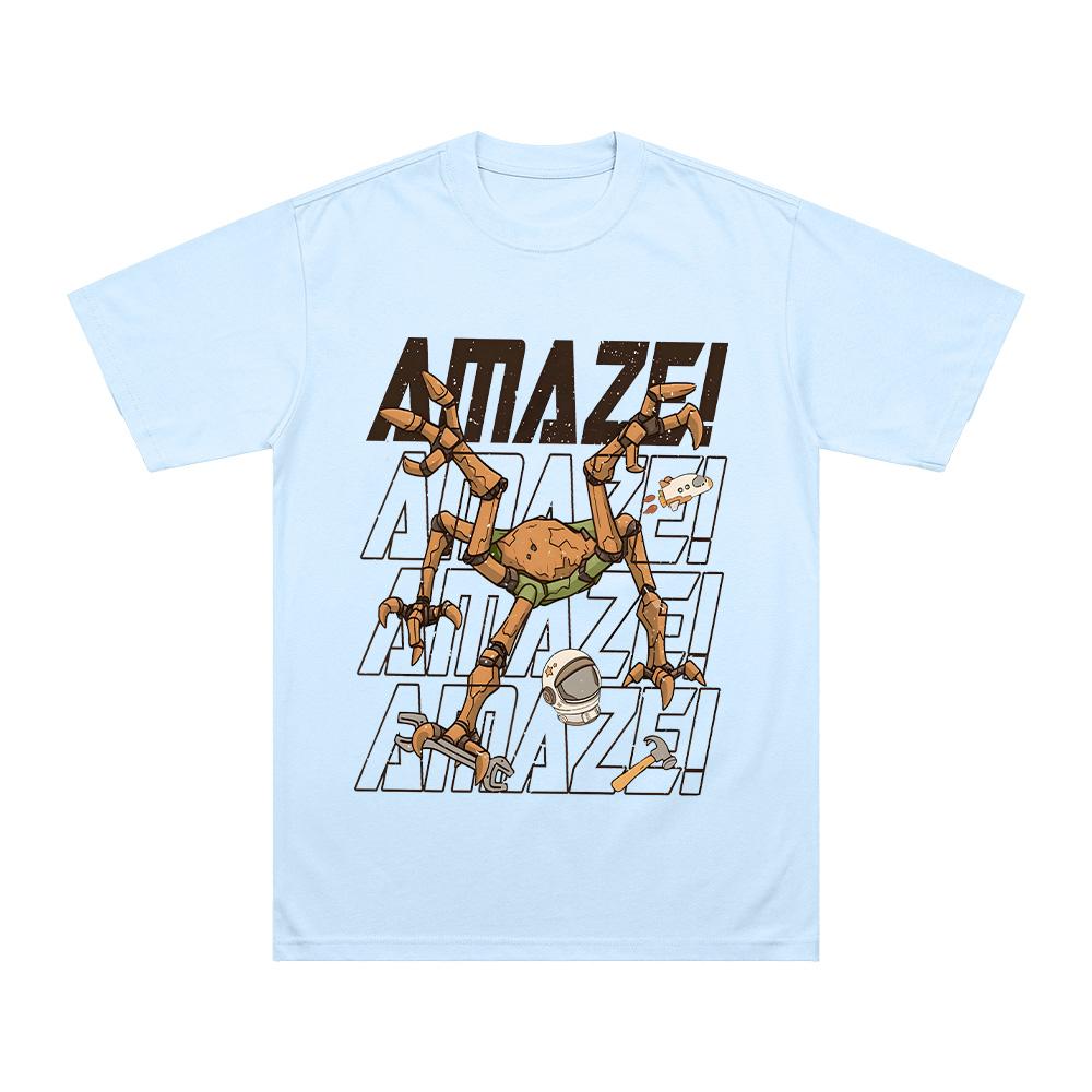 T-shirt Rocky Amaze Comfort Ispirate a Project Hail Mary Maglietta Regalo per Lettori Scifi Puro Cotone 100% Abbigliamento Donna Uomo Trendy Larga Maglietta Anime Top Estivi
