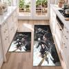 Nie RAutomata Flannel Kitchen Floor Mat – Non-Slip, Absorbent and Easy to Clean Suitable for Kitchens, Entryways Bedroomsand Bathrooms