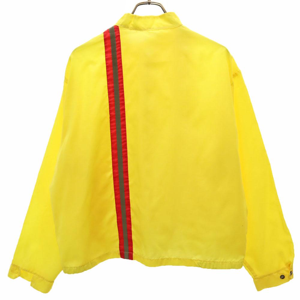 VINTAGE 70s Racing Jacket yellow Men's Used