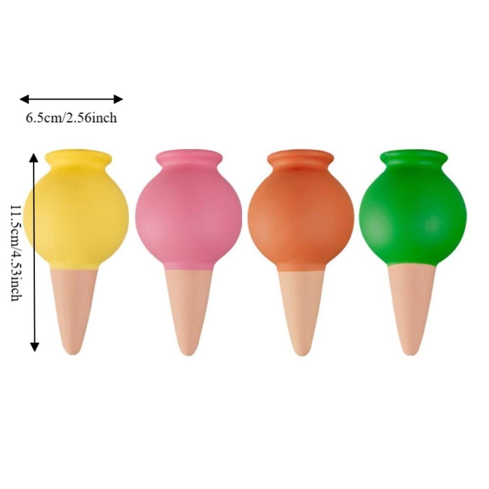 4PCS Breathable Potted Plant Drip Irrigator Self Watering Potted Dropper Device  Balcony