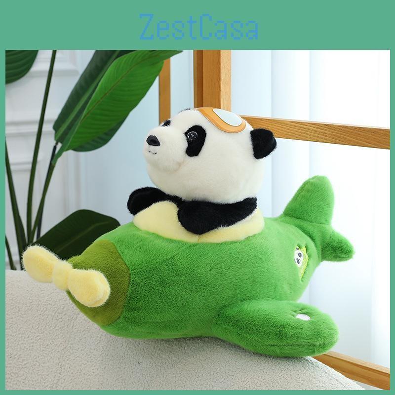 Plush Panda Airplane Toys Children Birthday Gifts Decorations Zoo Souvenirs