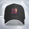 KPOP Girl Finger Heart Baseball Cap Polyester Adjustable Casual Hat For Adult Unisex Outdoor Sports