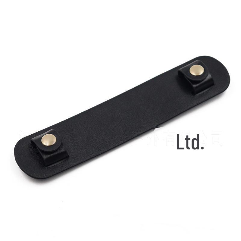 Spot PU Leather Anti-Wear Shoulder Strap with Decompression Pad and Hand Strap