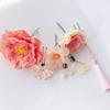 VIYIEN Handmade Artificial Flower Hair Ornament for and Perfect for and Features Mizuhiki Tassel and Faux Pink Coming-of-Age Ceremonies, Graduations,