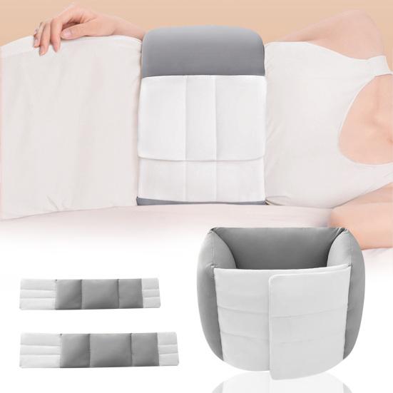 Sleeping Lumbar Support Pillow 360 Degrees Wrap Around Adjustable Lumbar Support Cushion Lower Back Sciatic Nerve Pain Relief Soft