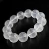 Eigado Lemurian Seed Quartz 18 Approximately 16cm Inner Natural Power Good Luck Bracelet, Beads, 17.5mm Each, Diameter, Stone, Stone, Charm,
