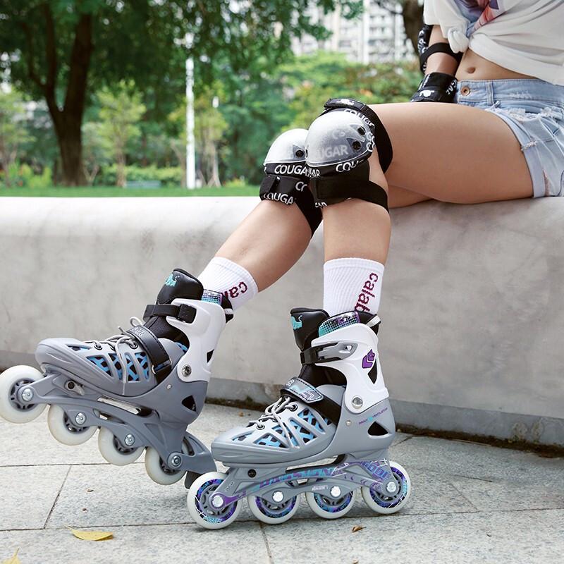 Patin à roulettes réglable pour adulte COUGAR