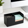Desk Pen Storage Box Worker Supplies, Multifunctional Leather Storage Box