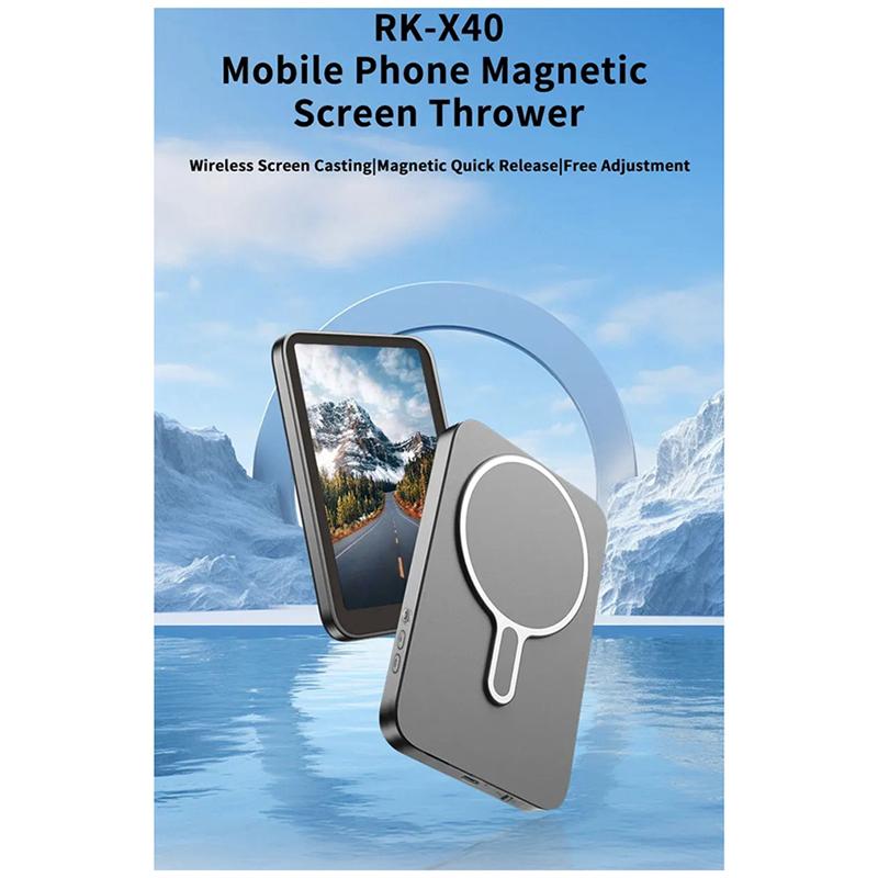 B03B-Long-Distance Wireless Mobile Screen Splitter For Live Vlogging, Selfie Display Monitor Synchronized Screen B