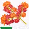 Artificial Red Maple Leaf Branch for Decoration and Landscaping