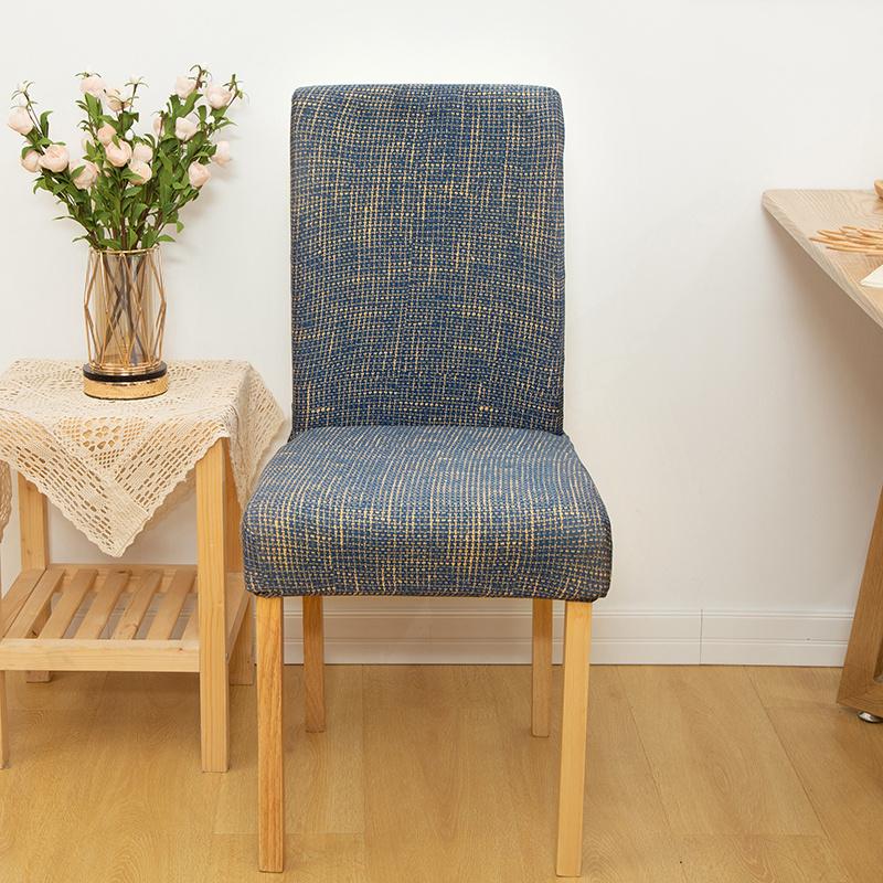 1Pc Printed Chair Cover Washable Big Elastic Kitchen Chair Covers Stretch Seat Slipcovers For Dining Room Wedding Banquet Home