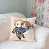 FunnyHhetalia WWorld StarsS Case Plush Fabric Soft Pillowcase Double Sided Print Cushion Cover Household Gifts