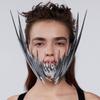 European and American personality spiky exaggerated dark department mask Gothic punk hoedown mask men's women's mask mesh mask
