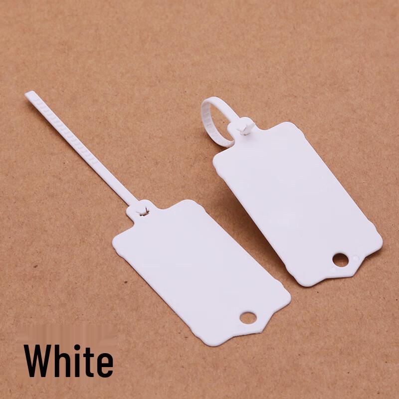 Moufou Reusable Plastic Waterproof Tags белый