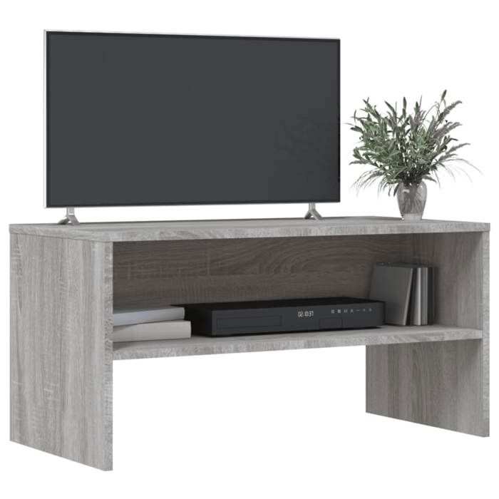 VidaXL Meuble TV sonoma gris 80x40x40 cm bois d'ingénierie 815235