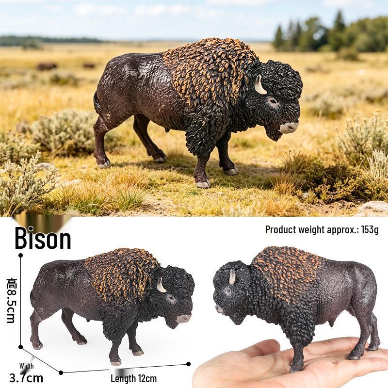 Realistic Farm Animal Model Set: Dairy Cow, Simmental Bull, Yellow Cattle, Fighting Bull, Water Buffalo, Yak