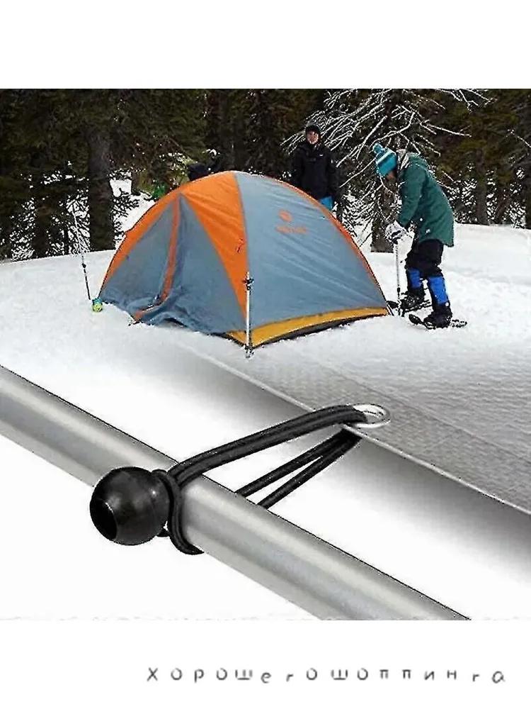 20 buc 10cm Coardă Elastică cu Bilă pentru Fixarea Cortului de Exterior Pentru Depozitare și Legare