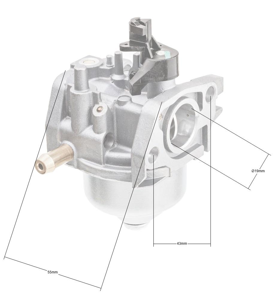 Gaźnik Nac T575/T675 Z Opcją Wkręcanego Primera Kosiarki Marketowe 080006