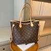 Old Flower Tote Bag Women's New Temperament Fashion Niche Design High Sense Large Capacity Commuting Shoulder Bag