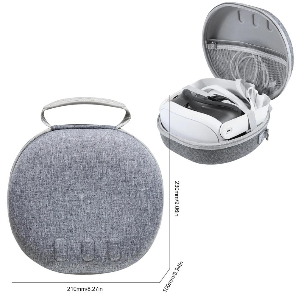 For Meta Quest 3 EVA Storage Bag Portable Box Travel Protective Carrying Case With Shoulder Strap for Meta Quest3 VR Accessories