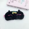 Plush Squinting Eye Mask: Breathable, Light-blocking, and Comfortable for Autumn/Winter Sleep.