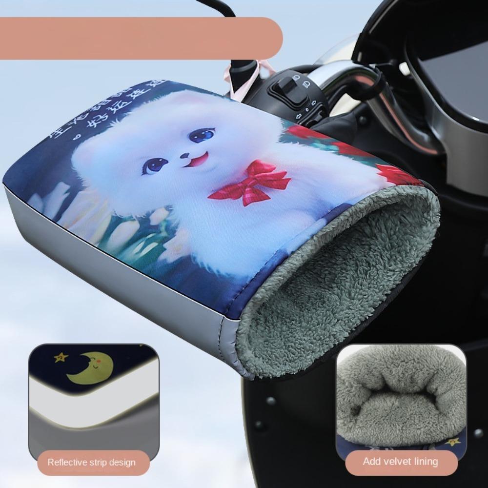 Windproof Electric Vehicle Warm Gloves Breathable Scooters Hand Guards  Cycling Driving