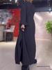 2026 Autumn/Winter European American Casual Solid Color V-Neck Long Sleeve Dress for Women