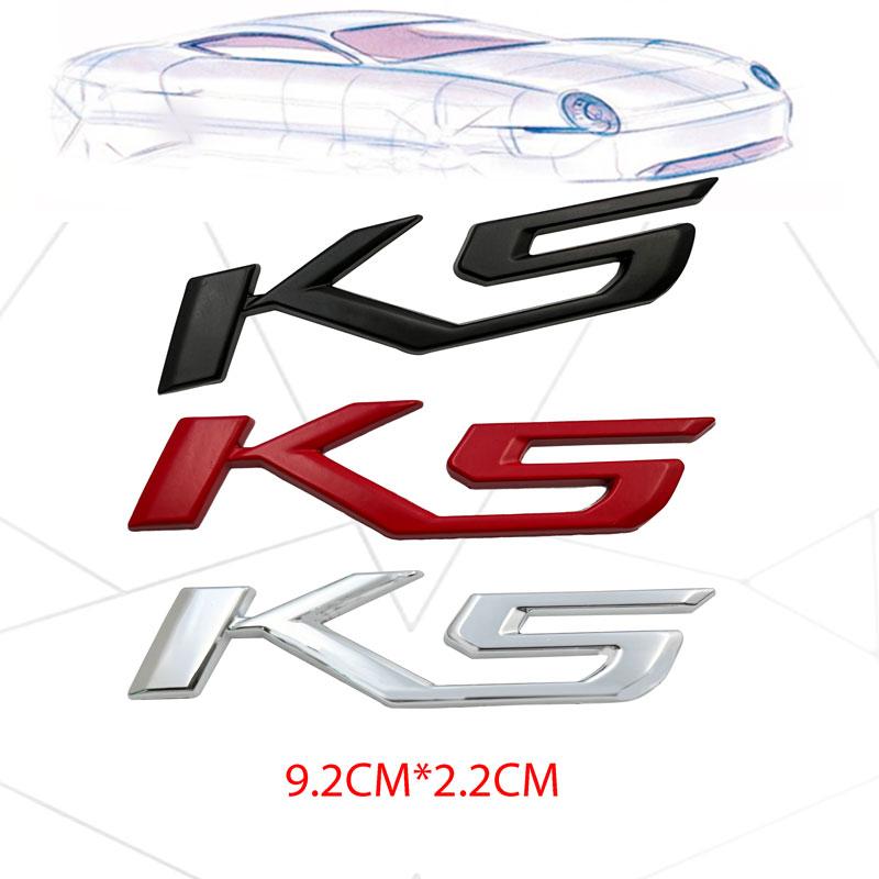 1PCS 3D Metal K5 Logo Car Tail Trunk Badge Fender Side Sticker Decals Auto Emblem Accessory for KIA K5 Vehicle Decoration bpdhk00