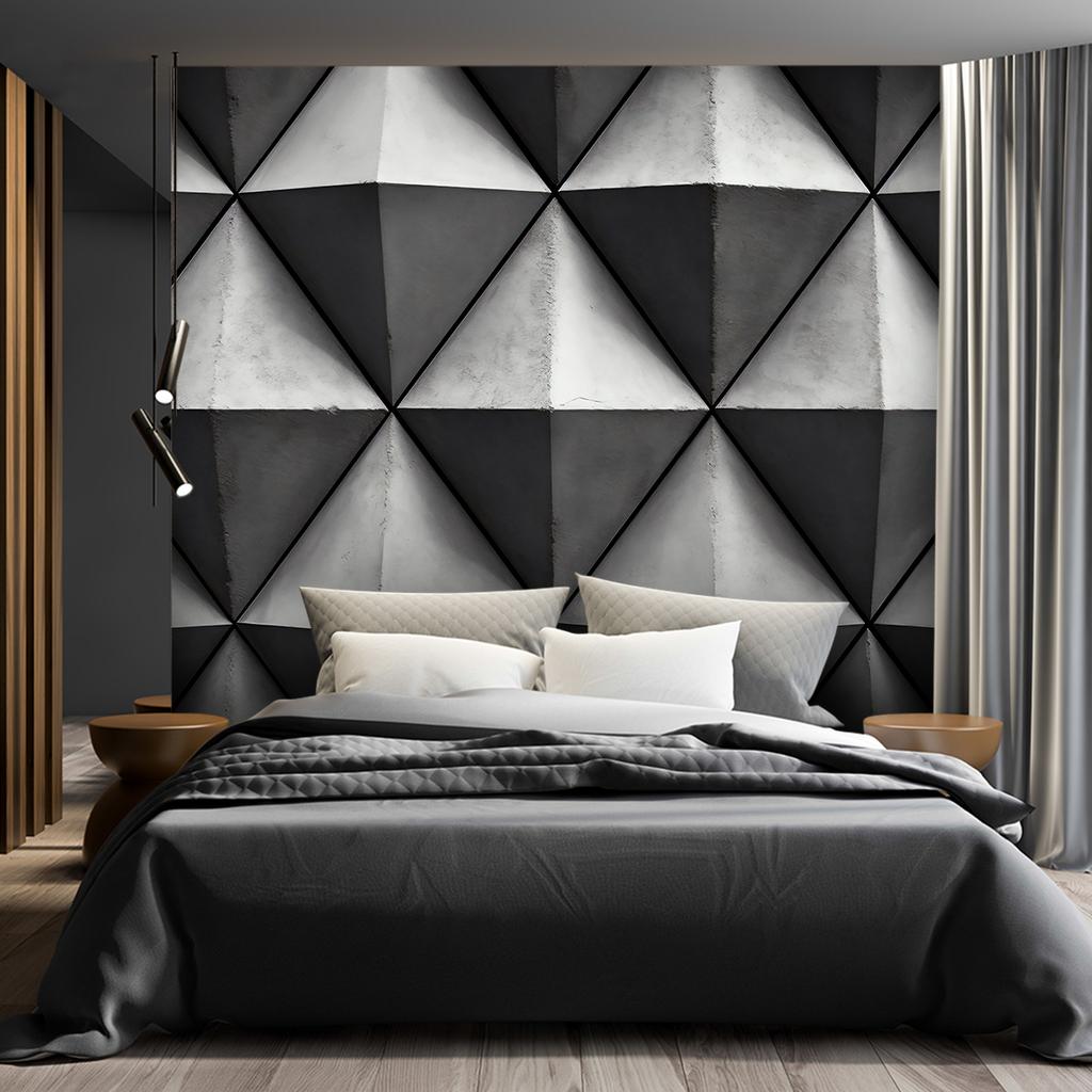 Wallpaper Geometric Triangles 3D
