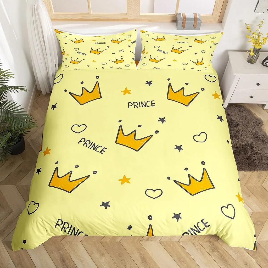 Sada povlaků na peřinu Love QueenSrdcovitý set povlečení Povlak na přikrývku Love HeartPro Dívky a Chlapce Bílý a Černý Povlak na přikrývku Plná velikost