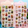 Cute Italian Brainrot Cartoon 3D Stickers Funny Tung Tung Tung Sahur Bubble Decals Waterproof Decoration Sticker Toy