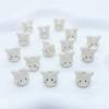 10Pcs Ceramic Cute Rabbit Ceramic Beads Rabbit Rabbit Shape Porcelain Bead  Necklace Accessories