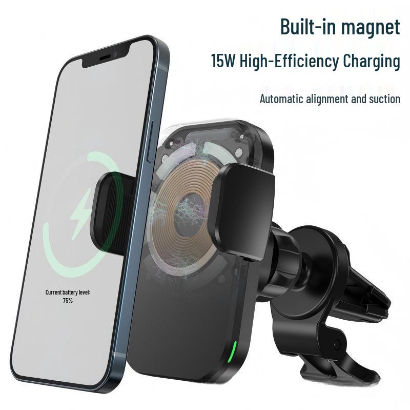 Wireless Fast Charging Car Mount and Air Vent Phone Holder for Apple BH221 Air Vent Wireless Fast Charging Car Mount