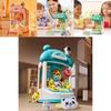 Colorful Mini Coin Operated Claw Machine Toy For Kids With Adorable Plush Toys And Capsules