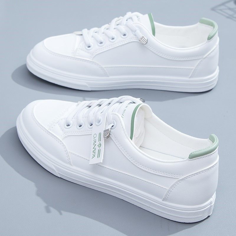 

Summer versatile little white women s shoes spring and summer new casual flat baseplate shoes sports white shoes 35 сірий колір