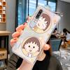 Cartoon Chibimaruko Chan Phone Case for Samsung S10 20 22 23 A10 40 for Xiaomi10 Note10 for Huawei P50 20 Honor60 70