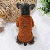 Warm Fleece Sphynx Cat Sweater with Buckle Winter Pet Clothes for Cats Gotas Persian Chinchilla Dog Pullovers masoctas Hoodies