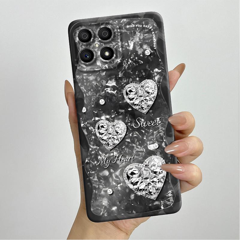 Phone Case For Honor X8 4G Case Aesthetic Luxury Protective Full Coque HonorX8 Soft Silicone Funda For Honor X 8 X8 Back Cover