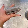 Luxury Shiny Rhinestone Lipstick Case Fashion Exquisite Lipstick Bag Lip Gloss Protective Cover With Mirror For Women Gifts