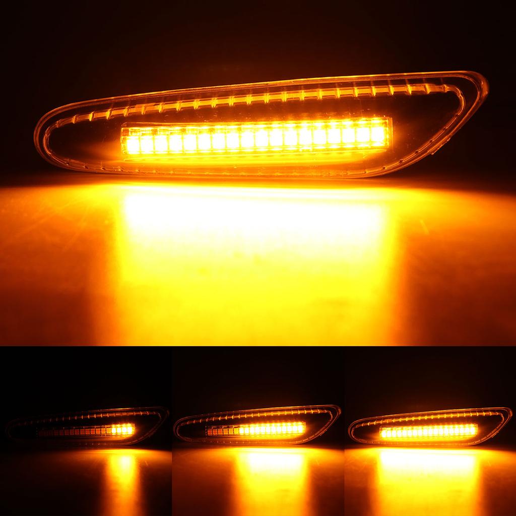 Lot De 2 Clignotants LED Dynamiques Pour BMW Série 5 E60 E61 - Ampoules Orange 12V