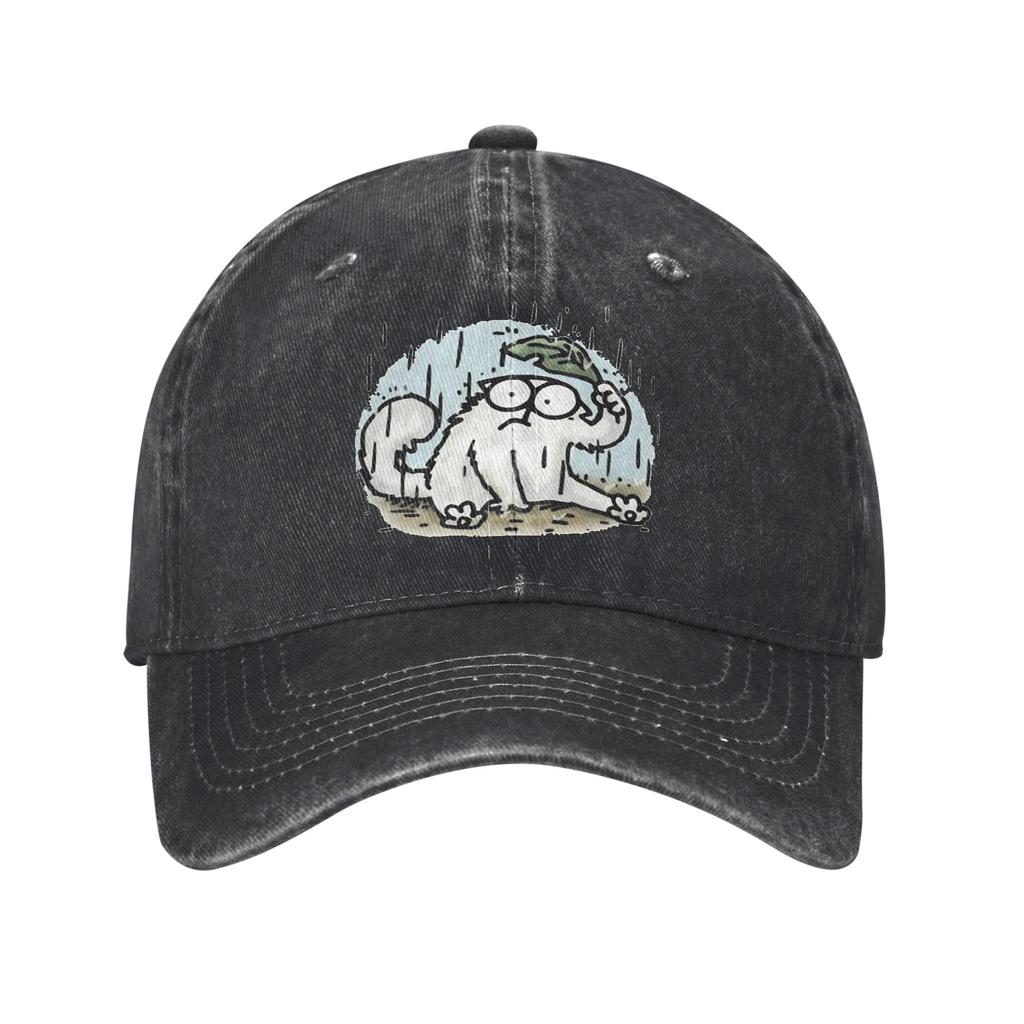 Berretto da Baseball Lavato Simons Cat Estivo Hip Hop Cappelli Per Donne Unisex Moda Escursionismo Pesca Sole Snapback